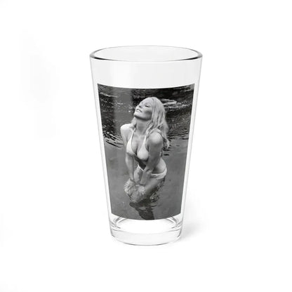 Veronica Carlson #20 (Vintage Female Icon) Pint Glass 16oz 16oz - Go Mug Yourself