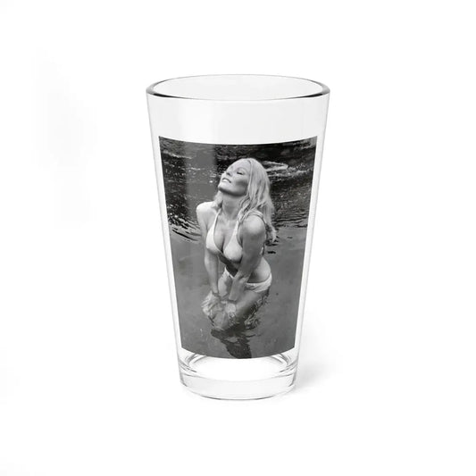 Veronica Carlson #20 (Vintage Female Icon) Pint Glass 16oz 16oz - Go Mug Yourself