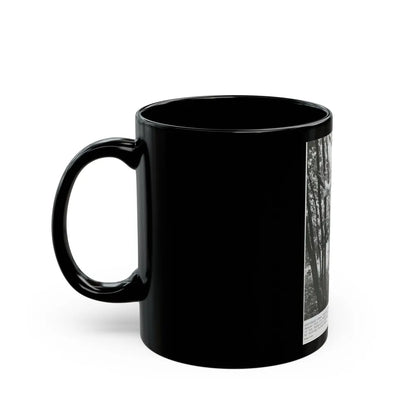 Veronica Carlson #221 (Vintage Female Icon) Black Coffee Mug-Go Mug Yourself