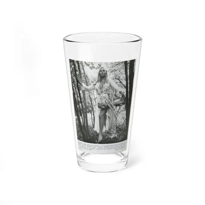 Veronica Carlson #221 (Vintage Female Icon) Pint Glass 16oz 16oz - Go Mug Yourself