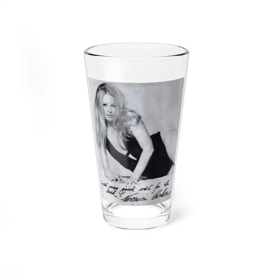 Veronica Carlson #39 (Vintage Female Icon) Pint Glass 16oz 16oz - Go Mug Yourself