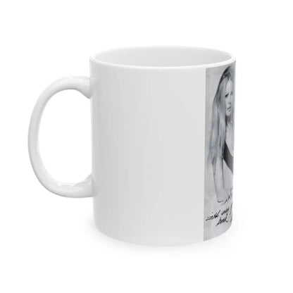 Veronica Carlson #39 (Vintage Female Icon) White Coffee Mug-Go Mug Yourself