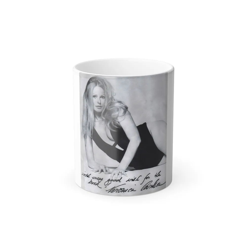 Veronica Carlson #39 (Vintage Female Icons) Color Changing Mug 11oz-11oz-Go Mug Yourself