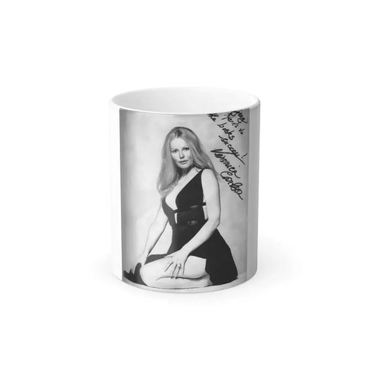 Veronica Carlson #40 (Vintage Female Icon) Color Changing Mug 11oz 11oz - Go Mug Yourself
