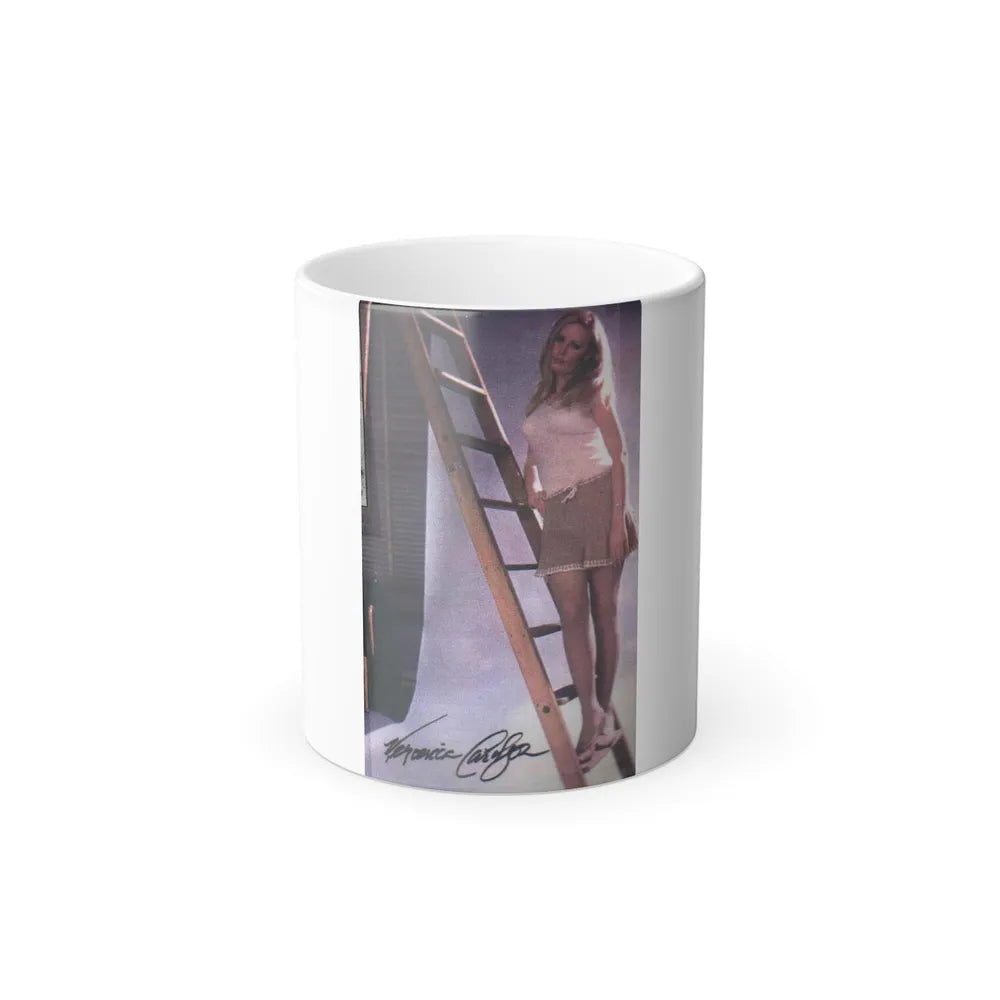 Veronica Carlson #41 (Vintage Female Icons) Color Changing Mug 11oz-11oz-Go Mug Yourself
