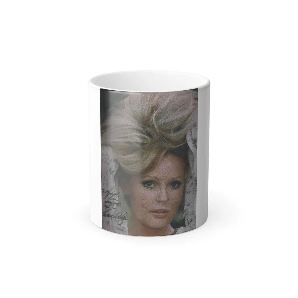 Veronica Carlson #42 (Vintage Female Icons) Color Changing Mug 11oz-11oz-Go Mug Yourself