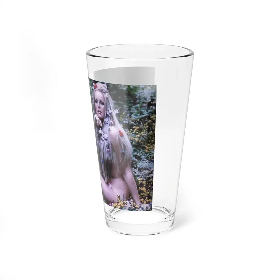 Veronica Carlson #43 (Vintage Female Icon) Pint Glass 16oz - Go Mug Yourself