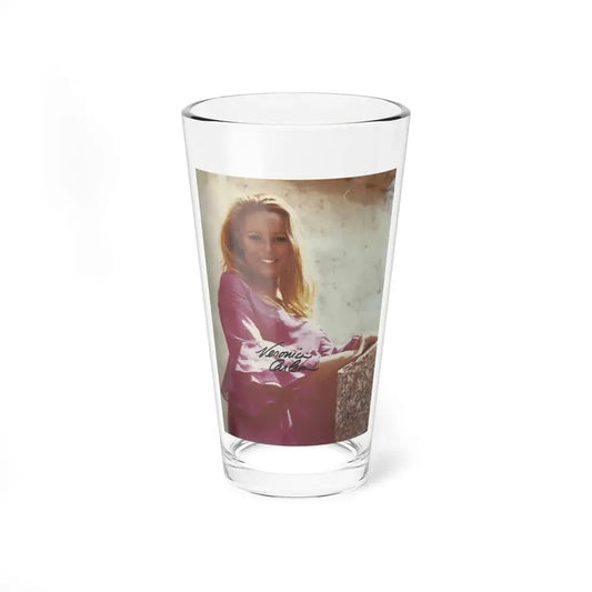 Veronica Carlson #44 (Vintage Female Icon) Pint Glass 16oz 16oz - Go Mug Yourself