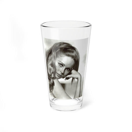 Veronica Carlson #46 (Vintage Female Icon) Pint Glass 16oz-16oz-Go Mug Yourself