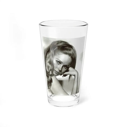 Veronica Carlson #46 (Vintage Female Icon) Pint Glass 16oz 16oz - Go Mug Yourself