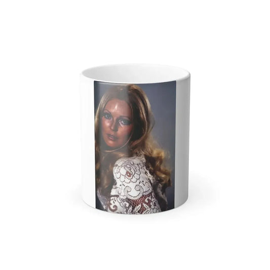 Veronica Carlson #471 (Vintage Female Icon) Color Changing Mug 11oz 11oz - Go Mug Yourself