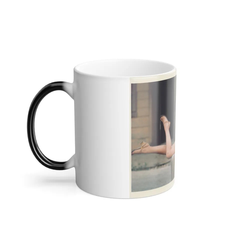 Veronica Carlson #58 (Vintage Female Icons) Color Changing Mug 11oz-Go Mug Yourself