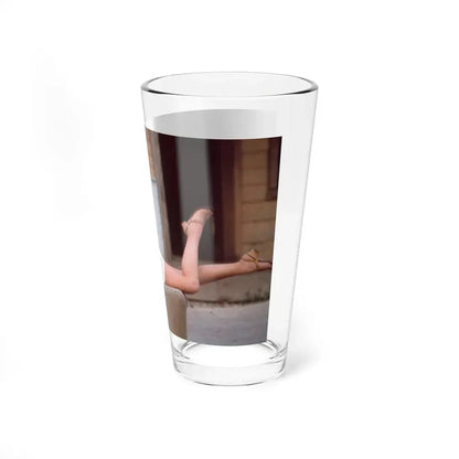 Veronica Carlson #62 (Vintage Female Icon) Pint Glass 16oz - Go Mug Yourself