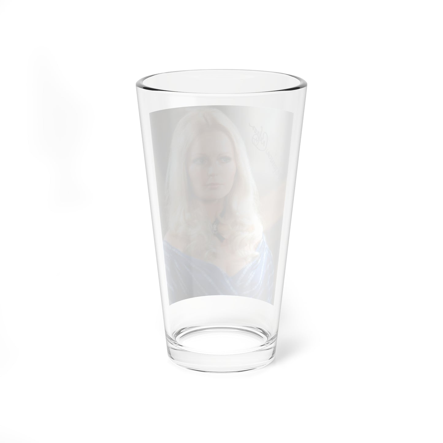 Veronica Carlson #63 (Vintage Female Icon) Pint Glass 16oz-Go Mug Yourself