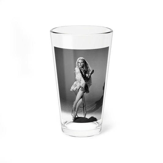 Veronica Carlson #75 (Vintage Female Icon) Pint Glass 16oz-16oz-Go Mug Yourself