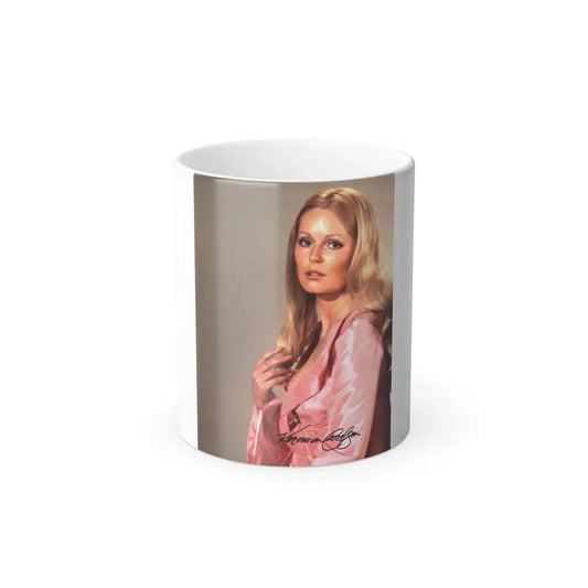 Veronica Carlson #80 (Vintage Female Icon) Color Changing Mug 11oz 11oz - Go Mug Yourself
