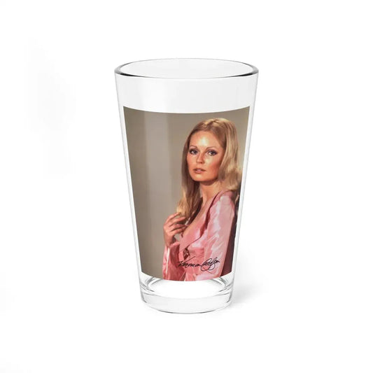 Veronica Carlson #80 (Vintage Female Icon) Pint Glass 16oz 16oz - Go Mug Yourself