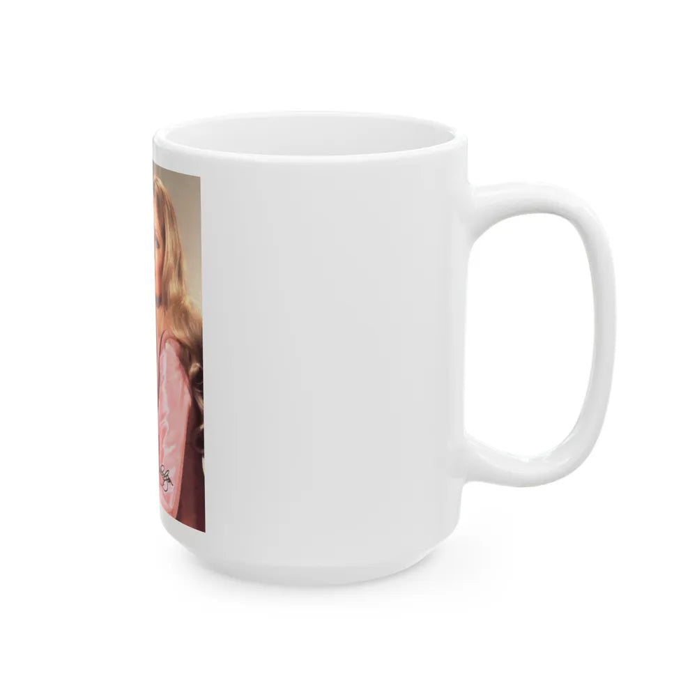 Veronica Carlson #80 (Vintage Female Icon) White Coffee Mug-Go Mug Yourself