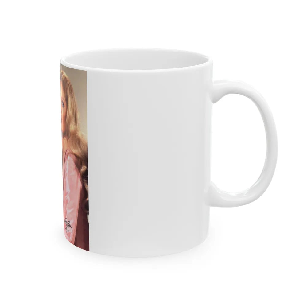 Veronica Carlson #80 (Vintage Female Icon) White Coffee Mug-Go Mug Yourself