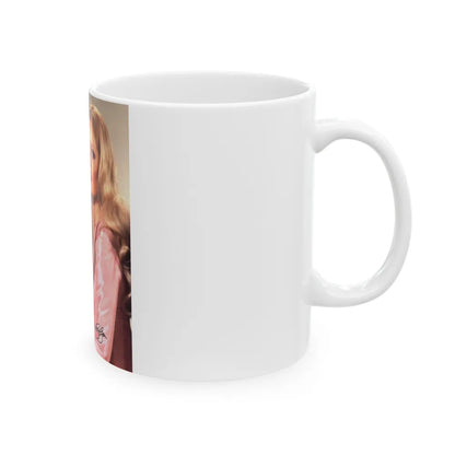 Veronica Carlson #80 (Vintage Female Icon) White Coffee Mug-Go Mug Yourself