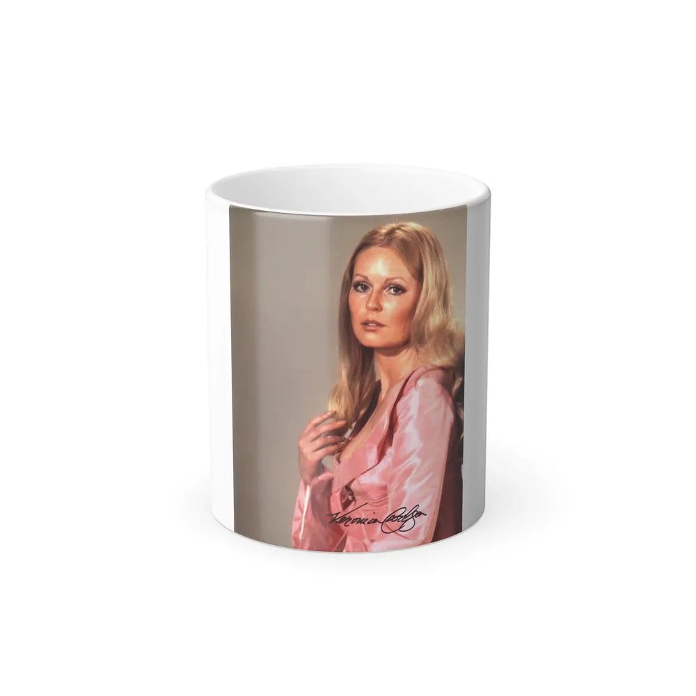 Veronica Carlson #80 (Vintage Female Icons) Color Changing Mug 11oz-11oz-Go Mug Yourself