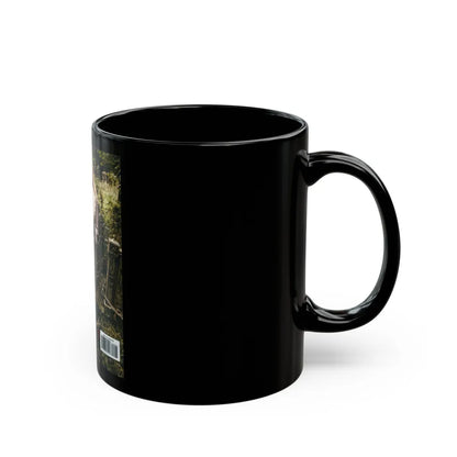 Veronica Carlson #81 (Vintage Female Icon) Black Coffee Mug-Go Mug Yourself