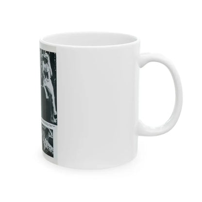 Veronica Carlson #83 - B&W Mag. Photos & Article (Vintage Female Icon) White Coffee Mug - Go Mug Yourself