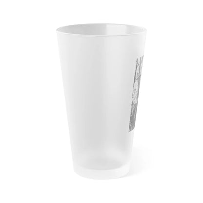 Veronica Carlson #84 - Partially Topless (Vintage Female Icon) Frosted Pint Glass 16oz-Go Mug Yourself