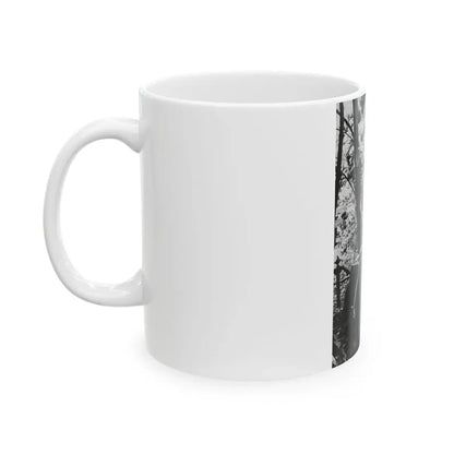 Veronica Carlson #84 - Partially Topless (Vintage Female Icon) White Coffee Mug - Go Mug Yourself