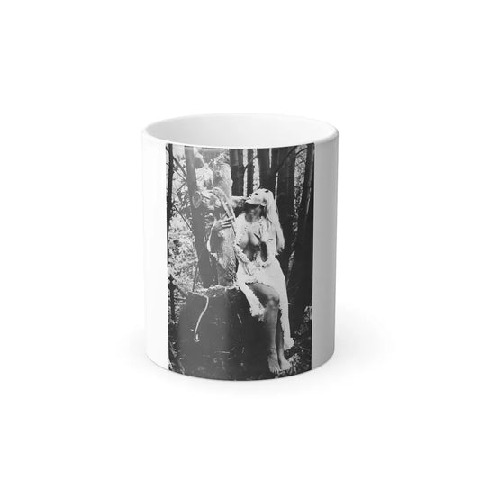 Veronica Carlson #84 - Partially Topless (Vintage Female Icons) Color Changing Mug 11oz-11oz-Go Mug Yourself