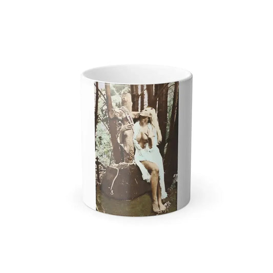 Veronica Carlson #84 - Partially Topless1 (Vintage Female Icon) Color Changing Mug 11oz 11oz - Go Mug Yourself