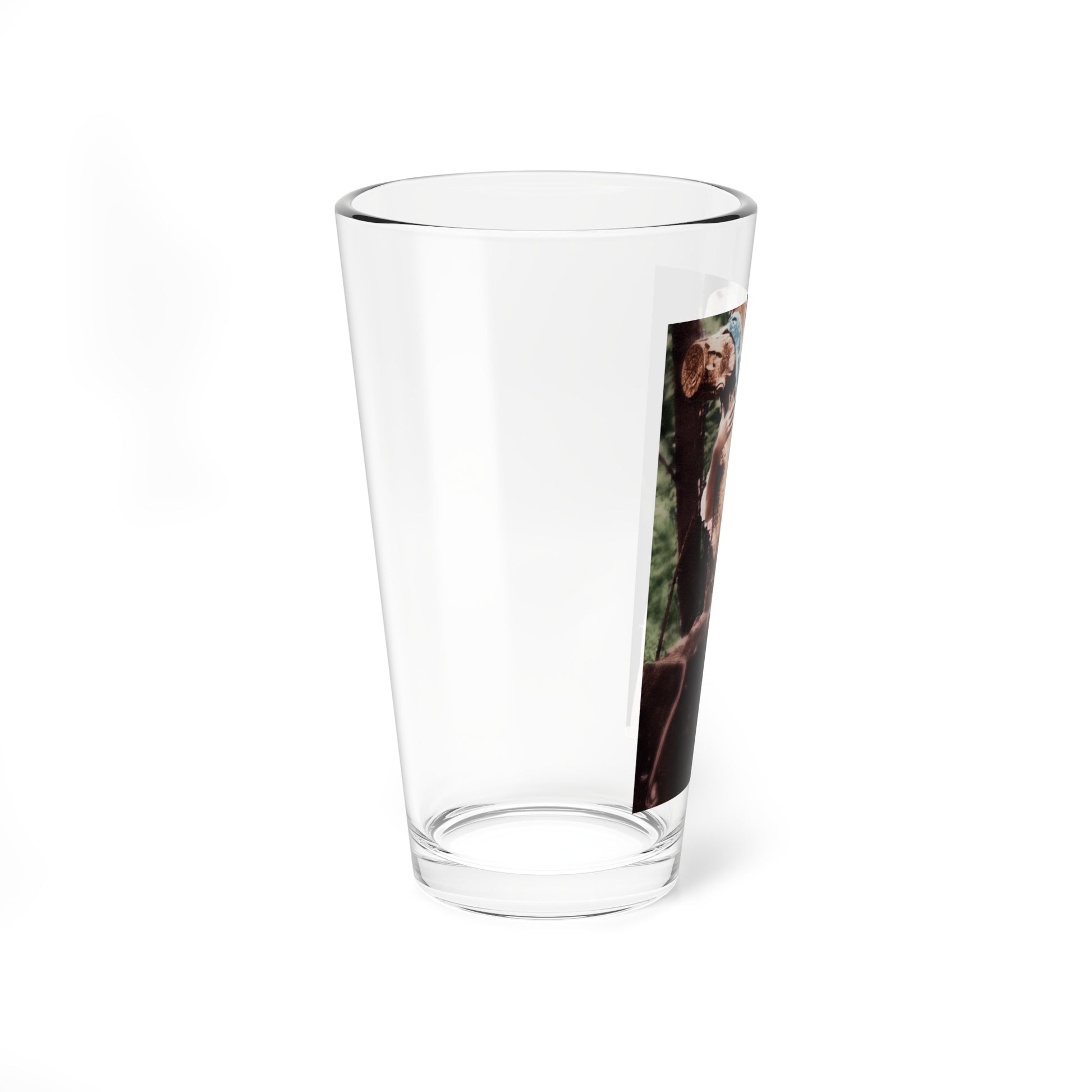 Veronica Carlson #84 - Partially Topless2 (Vintage Female Icon) Pint Glass 16oz-Go Mug Yourself