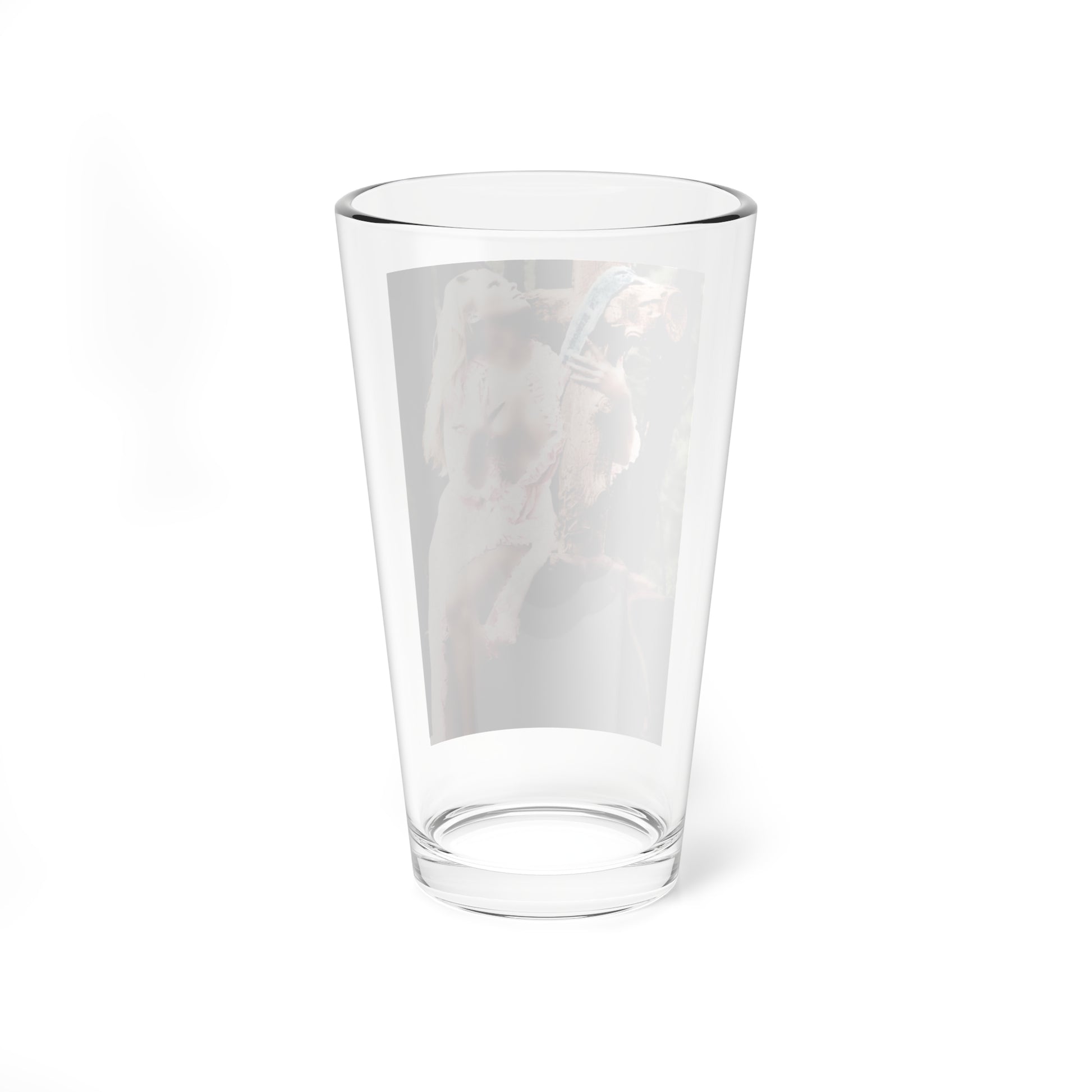 Veronica Carlson #84 - Partially Topless2 (Vintage Female Icon) Pint Glass 16oz-Go Mug Yourself