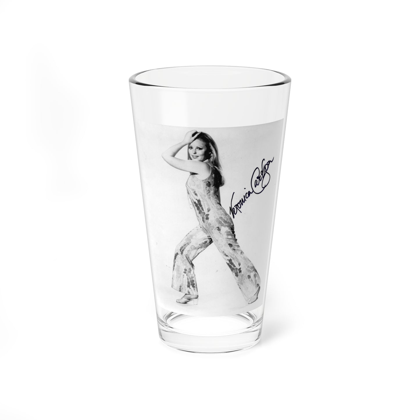 Veronica Carlson #86 (Vintage Female Icon) Pint Glass 16oz-16oz-Go Mug Yourself