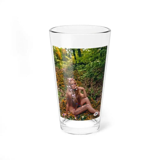 Veronica Carlson #88 (Vintage Female Icon) Pint Glass 16oz 16oz - Go Mug Yourself