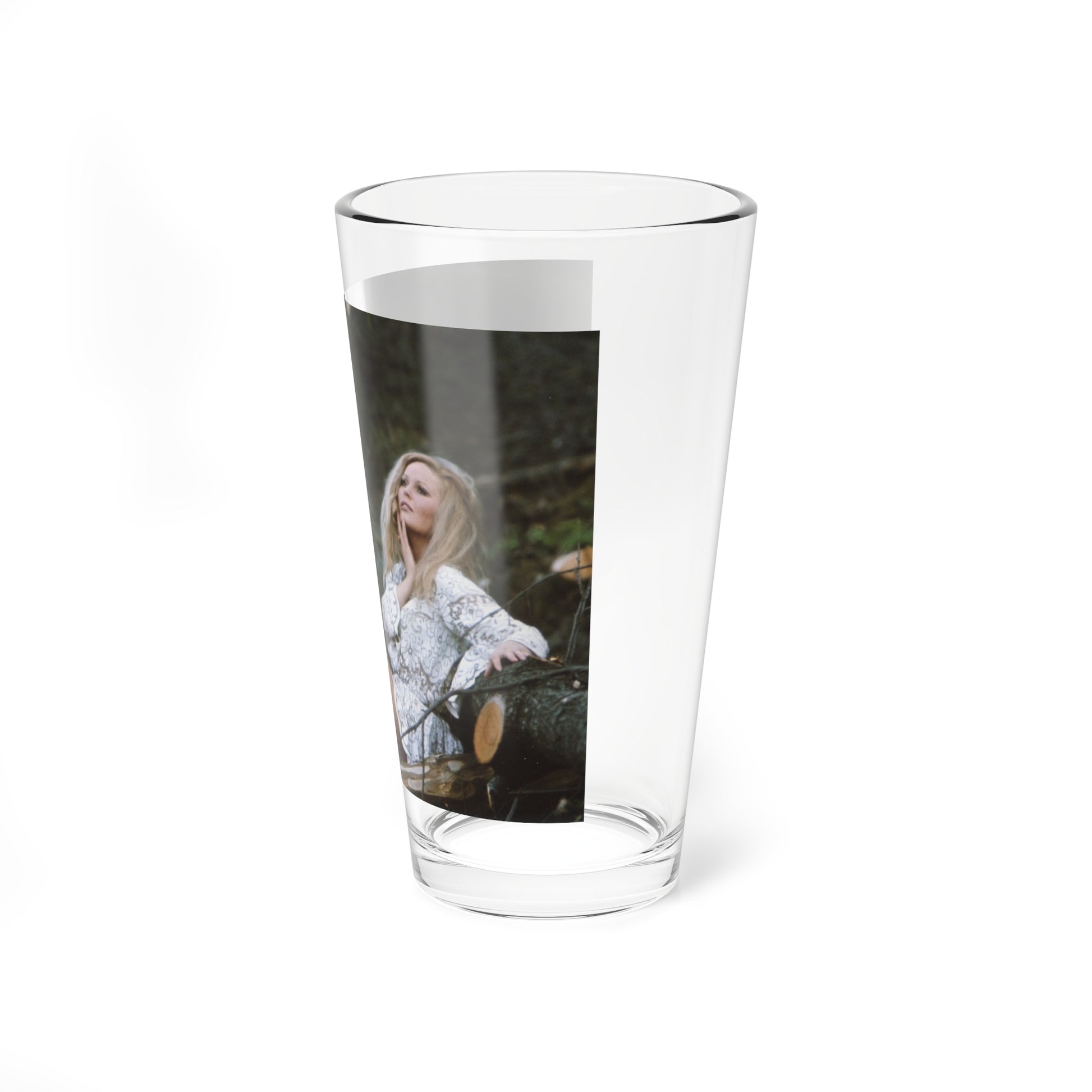 Veronica Carlson #89 (Vintage Female Icon) Pint Glass 16oz-Go Mug Yourself