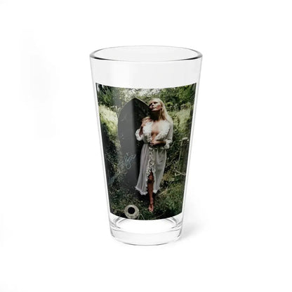 Veronica Carlson #99 (Vintage Female Icon) Pint Glass 16oz 16oz - Go Mug Yourself