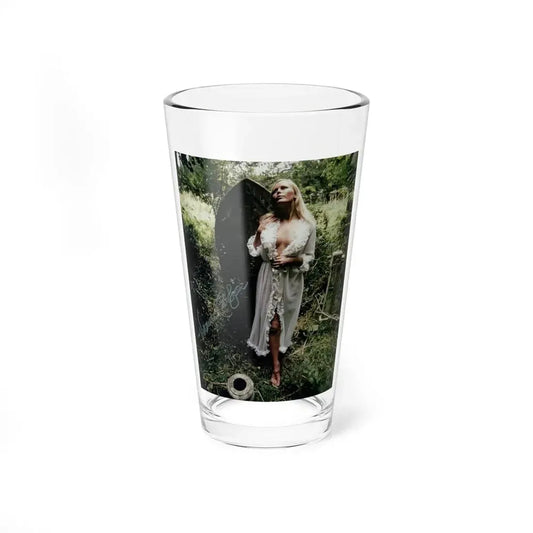 Veronica Carlson #99 (Vintage Female Icon) Pint Glass 16oz 16oz - Go Mug Yourself