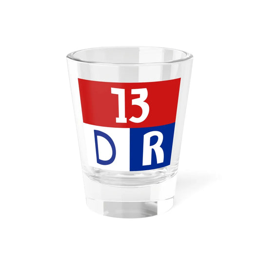 Version flag of the Student Revolutionary Directorate (Cuba) Shot Glass 1.5oz 1.5oz - Go Mug Yourself