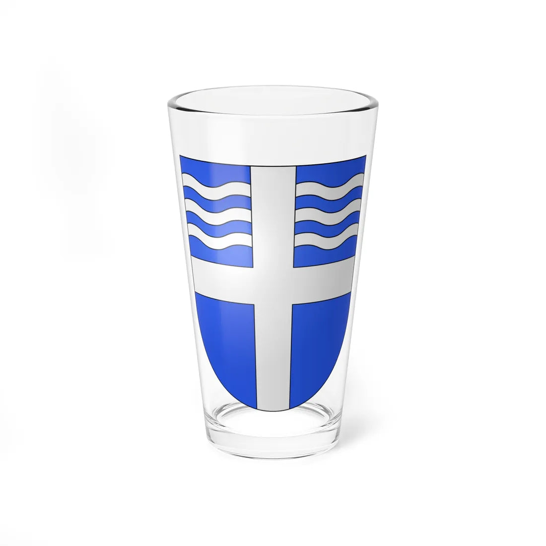 Versoix-coat of arms (Switzerland) (Coat of Arms) Pint Glass 16oz 16oz - Go Mug Yourself
