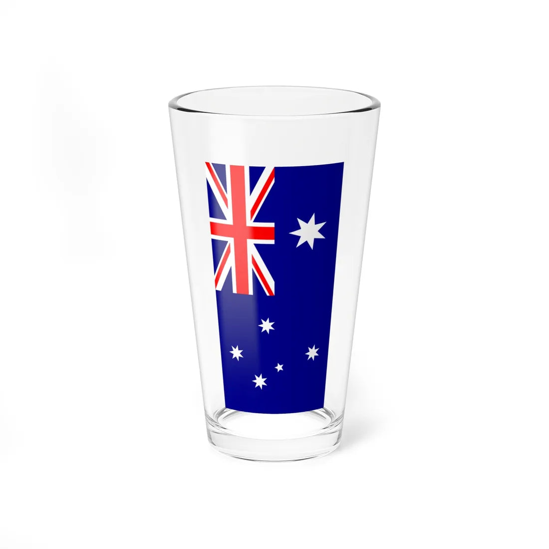 Vertical Flag of Australia (Australia) Pint Glass 16oz 16oz - Go Mug Yourself