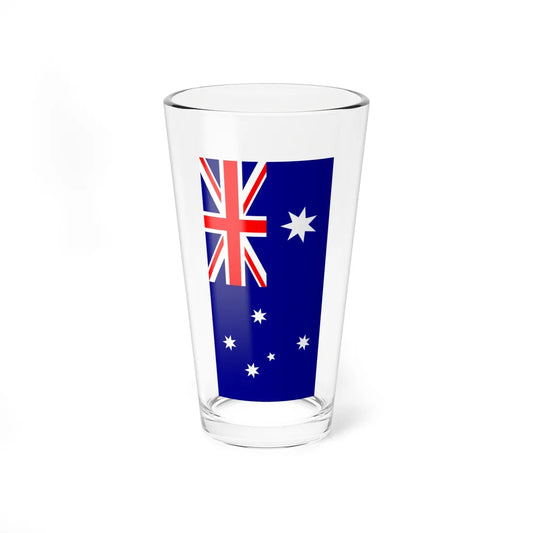 Vertical Flag of Australia (Australia) Pint Glass 16oz 16oz - Go Mug Yourself