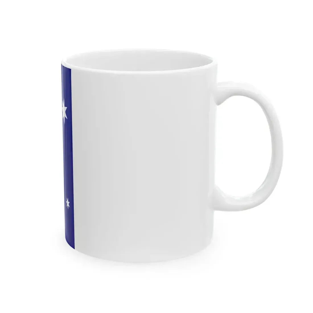 Vertical Flag of Australia (Australia) White Coffee Mug - Go Mug Yourself