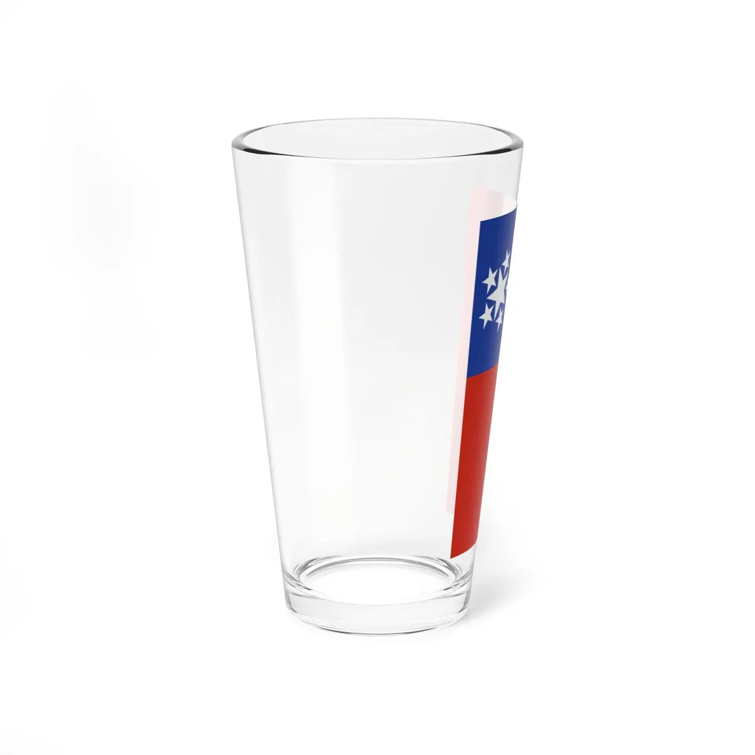 Vertical flag of Burma 1948-1974 (Myanmar) Pint Glass 16oz - Go Mug Yourself
