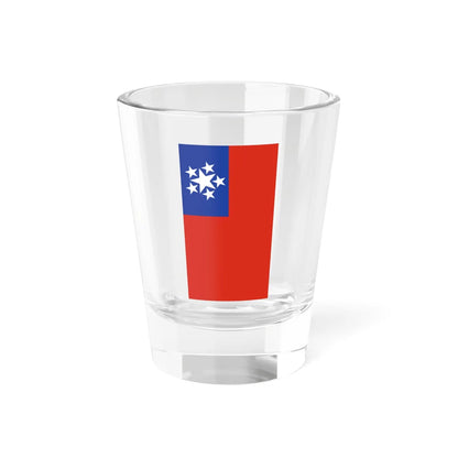 Vertical flag of Burma 1948-1974 (Myanmar) Shot Glass 1.5oz 1.5oz - Go Mug Yourself