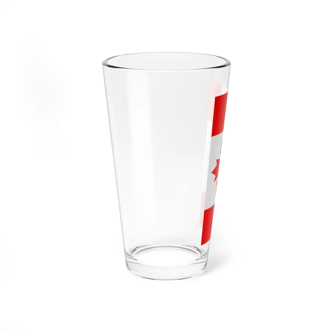 Vertical Flag of Canada (Canada) Pint Glass 16oz - Go Mug Yourself