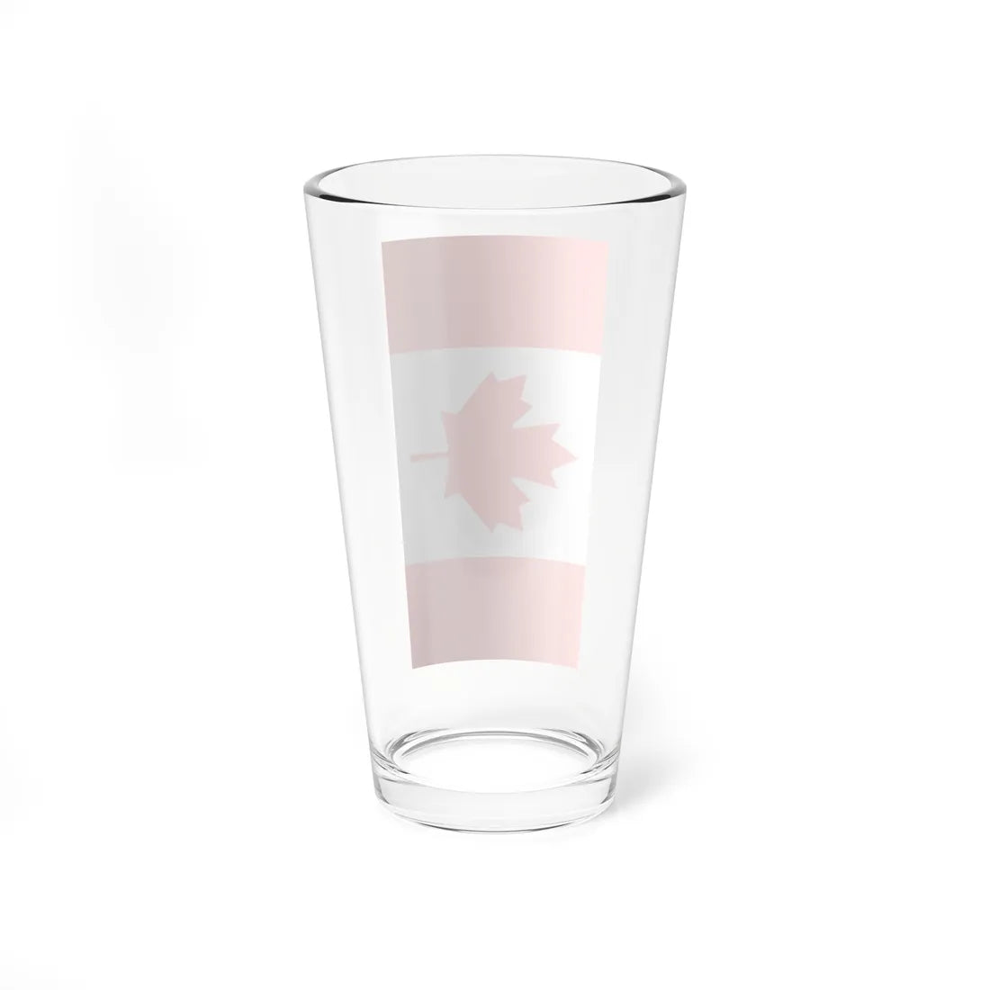 Vertical Flag of Canada (Canada) Pint Glass 16oz - Go Mug Yourself