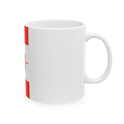 Vertical Flag of Canada (Canada) White Coffee Mug - Go Mug Yourself