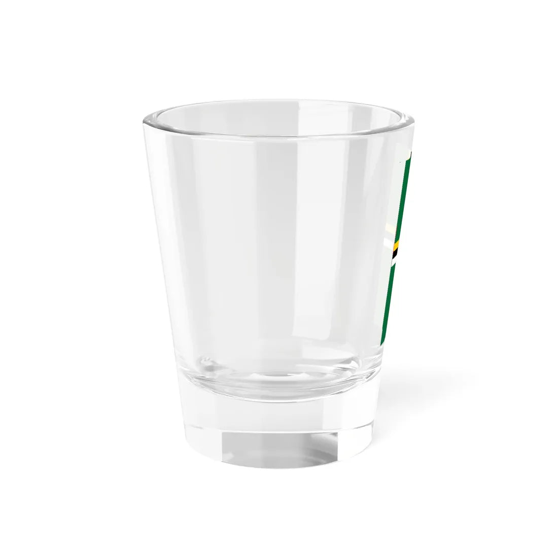 Vertical Flag of Dominica (Dominica) Shot Glass 1.5oz - Go Mug Yourself