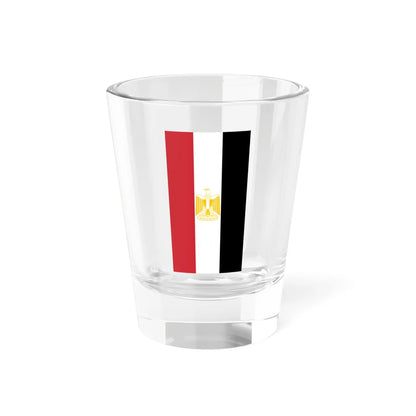 Vertical Flag of Egypt Coat of arms variant (Egypt) Shot Glass 1.5oz 1.5oz - Go Mug Yourself